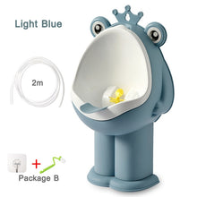 Load image into Gallery viewer, Children's Urinal Kids Toilet Child Standing Urinal Wall-mounted Toilet for Boy Portable Frog Toilet Training Split Design Potty