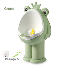 Load image into Gallery viewer, Children's Urinal Kids Toilet Child Standing Urinal Wall-mounted Toilet for Boy Portable Frog Toilet Training Split Design Potty