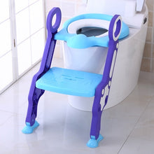 Load image into Gallery viewer, Baby Toddler Potty Toilet Trainer Safety Chair Step with Adjustable Ladder Infant Toilet Folding Portable WC Toilet For Dropship