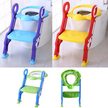 Load image into Gallery viewer, Baby Toddler Potty Toilet Trainer Safety Chair Step with Adjustable Ladder Infant Toilet Folding Portable WC Toilet For Dropship
