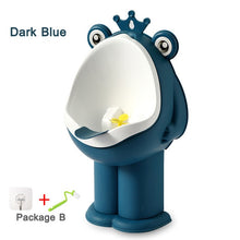 Load image into Gallery viewer, Children's Urinal Kids Toilet Child Standing Urinal Wall-mounted Toilet for Boy Portable Frog Toilet Training Split Design Potty
